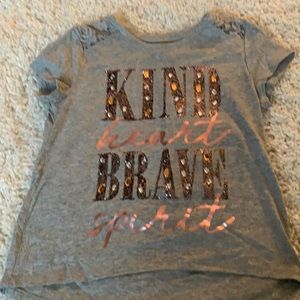Girls Justice sparkly T-shirt